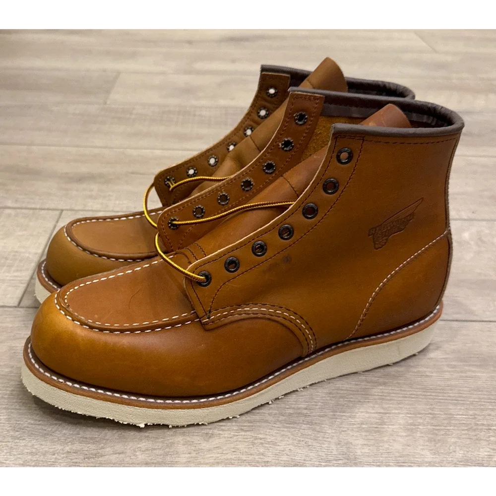 NEW RED WING 10875 TRACTION TRED MOC TOE 6-INCH SOFT TOE BOOTS SZ 11 D
